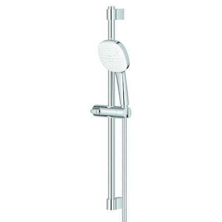 Grohe Tempesta Square 110 24In Shower Rail Set, 2-Spray  In Chrome 26783002